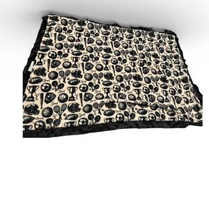 Minky Couture Sports Themed Throw Blanket